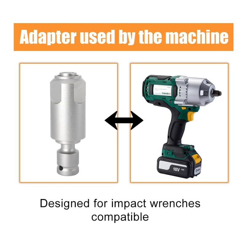 Kquepo Adaptor to convert an impact wrench into an electric