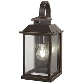 Minka Lavery Outdoor Wall Light 72591-143C Miner's Loft Exterior Wall Lantern, 1-Light 100 Watts, Oil Rubbed Bronze