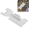 Metal Sewing Ruler Aluminium Alloy Light Flexible Portable Accurate Hand