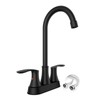 Phiestina Bar Sink Faucet 4 Inch Centerset Deck Mount,2 Hole