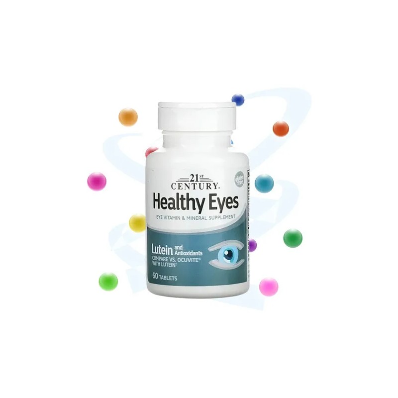 Luteína Vitamina Ocular Tabletas 21st Century Sabor