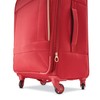 American Tourister Belle Voyage Softside Luggage with Spinner Wheels, Red,