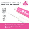 A2O Lab Ultra-Hold Brush-On Eyelash Adhesive, Clear, Waterproof, Latex-Free (1)