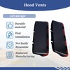 Getfarway A Pair Air Vent Cover Hood Bezels and Accessories