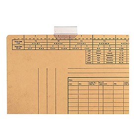 Leitz 2455/2455-00-00 Full View Tabs 50 mm Colourless Pack of 50