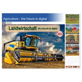 Agriculture - the future is digital (Monthly Wall Calendar 2025 11.7" x 16.5" (open)), CALVENDO 14 Month Calendar
