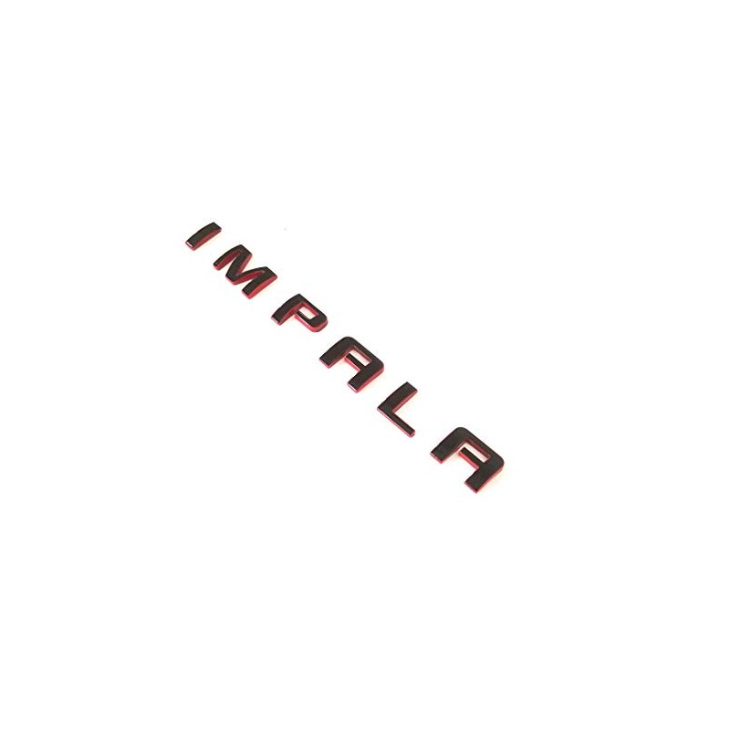Yoaoo 1x OEM Black Impala Nameplate Emblem 3D Logo Letters