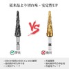 XMSSAA Hexagonal Drill Bit for Stainless Steel, Titanium Nitride Aluminum-Coated,