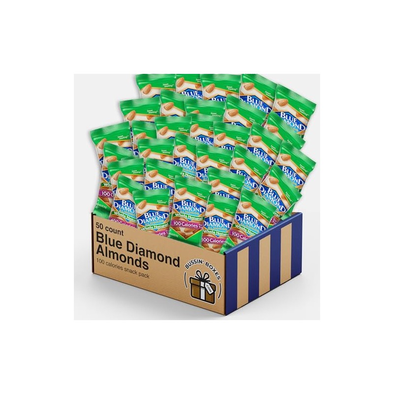 Bulk Blue Diamond Almond 100 Calorie Snack Packs (50 Count)