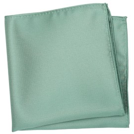 ZENXUS Solid Pocket Square for Men, 24 Eucalyptus, Adult