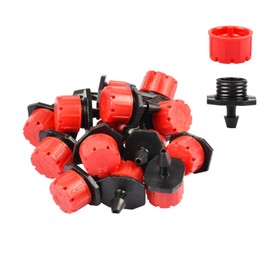100Pcs 360 Degree Adjustable Irrigation Drippers Sprinklers, 1/4 Inch Emitters Drip for Watering System