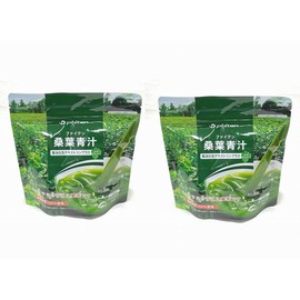 Phiten Mulberry Leaf Green Juice, Digestive Dextrin Plus, 8.1 oz (230 g) x 1 Bag (2 Cases)