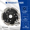 Shdiatol Diamond Cutting Blade with Turbo Slant Protection Teeth for
