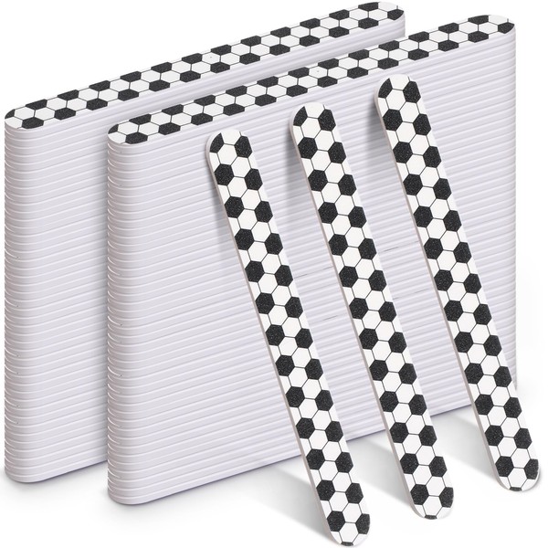 Lasnten 60 Pcs Soccer Nail Files Bulk Soccer Party Favors