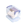 Really Useful Boxes 0.3 Litre Rectangle Really Useful Box Clear