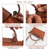 ZEPIQOR Leather Shoulder Strap for Mini Bags, Bag Straps, PU