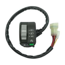 M MATI Left Handlebar Start Stop Headlight Override Switch for Kawasaki Brute Force 650 Brute Force 750 Prairie 650 Prairie 700 KVF650 KVF700 KVF750 46091-1847