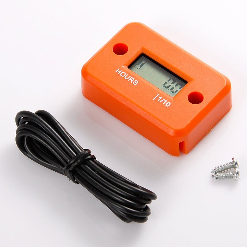 NR-HM006, Waterproof Gaso Engine Inductive Hour Meter for Motorcycle, Snowmobil,Motocross