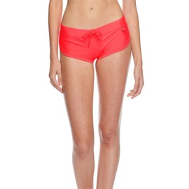 Body Glove Junior's Smoothies Sidekick Sporty Swim Short Bikini Bottom, Diva, S