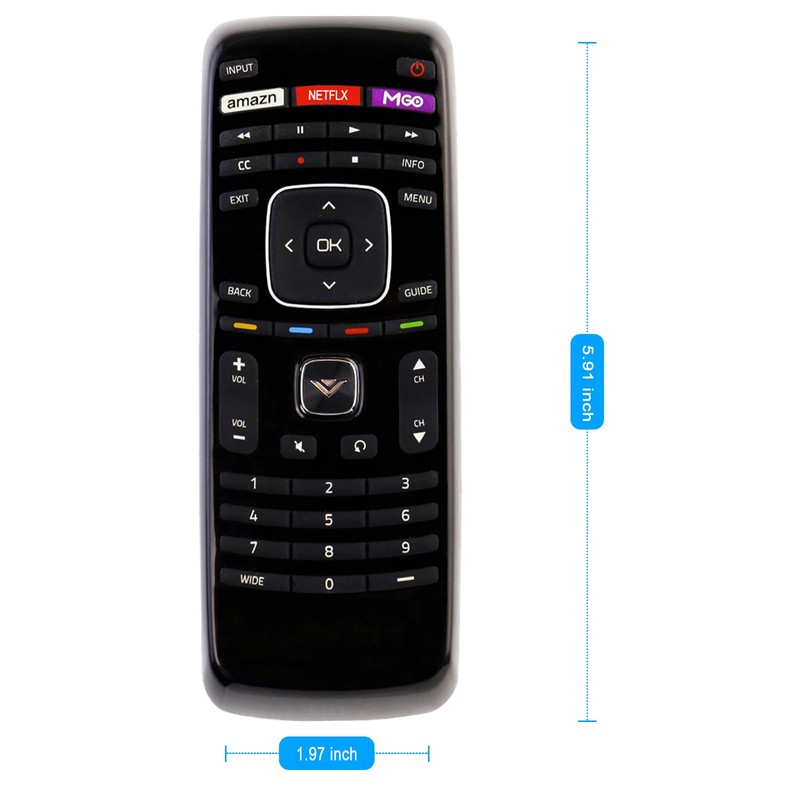XRT112 Replacement Remote fit for Vizio TV E322AR E390-B1E E422AR