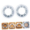 LALAFINA 2Pcs Gas Stove Bracket Energy Saving Windshield Cover for