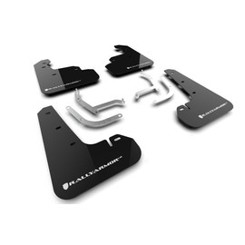 FASTMODZ Rally Armor MF105-UR-BLK-WH Compatible with 2024 Subaru Impreza Black UR Mud Flap with White Logo