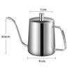 Coffee Potto Drip Kettle, 11.8 fl oz (350 ml), Fine