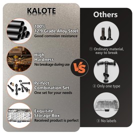 600Pcs M3 Metric Screws for 3D Printer DIY, 3D Printer Screws Set, 12.9 Grade Alloy Steel Hex Socket Head Cap M3 Screws Assortment, Phillips Drive Self Tapping Screws and Brass M3 Knurled Nuts Kit