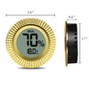 Cigar Digital & Analogy Hygrometer - High Precision Adjustable Digital