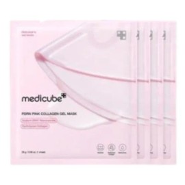 Medicube PDRN Pink Collagen Mask Pack 28g 4 sheets (51641696) Basic / 메디큐브 PDRN 핑크 콜라겐 마스크팩 28g 4매 (51641696) 기본