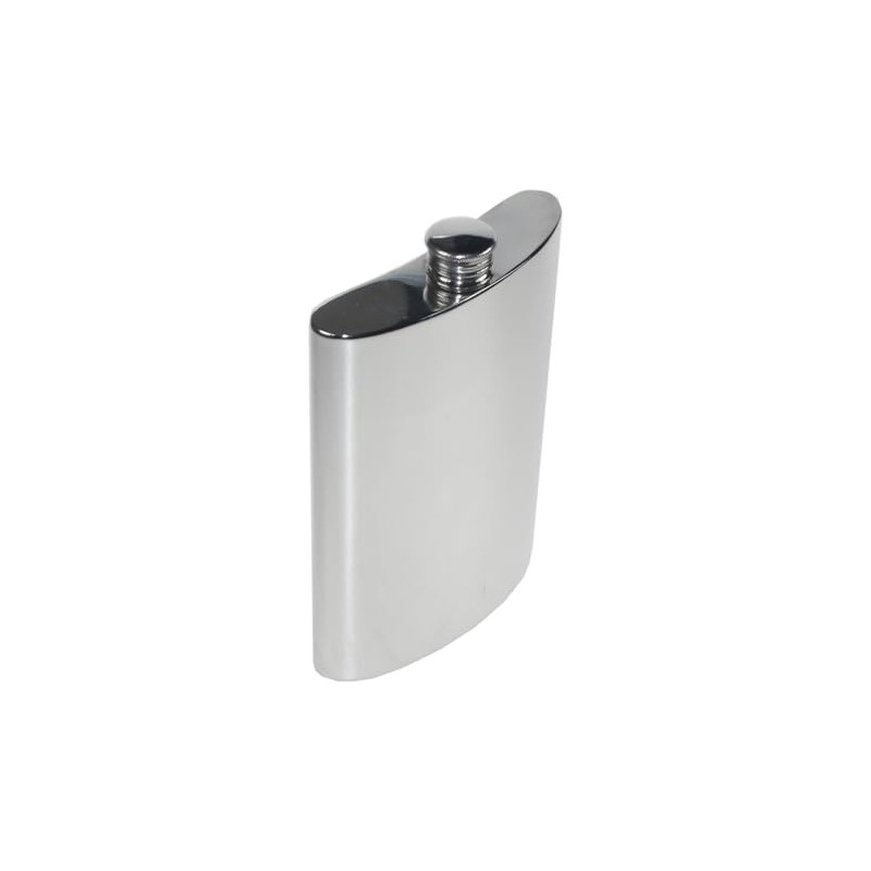 Plain Pewter Kidney Flask, Hip Flask in 6 Sizes with