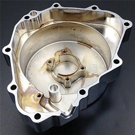 XKMT-Engine Stator Cover Compatible With Cbr600Rr F4/F4I All Year 1999-2006 Chromed Left Motorbike [B00YWCK5W0]