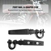 EATAKWARD Universal Motorcycle Foot Pegs Highway Pegs, Footpeg U clamp