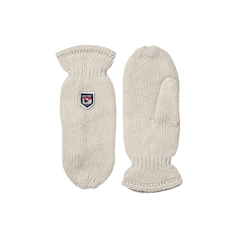 Hestra Basic Wool Mitt - Offwhite - 6