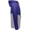 Holloway Men's Standard Pack Pullover, Purple/Athletic Grey