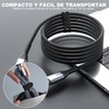15 Piezas Organizador de Cables, Silicona Sujeta Cables Reutilizable Lavable,