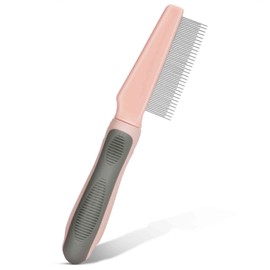 UrbanX Best fine-toothed Flea Comb for Chinese Crested and Other Small Size Companion Dogs Dogs Coat Type