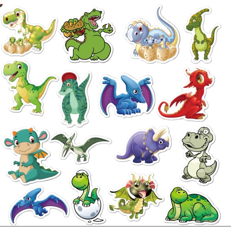 100 Pegatinas Pegatinas Calcomanías, Dinosaurio Calcas