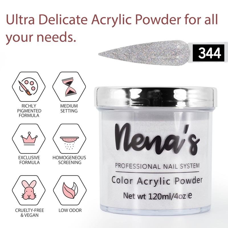 Nena's Superior Sculpting Powder Professional Acrylic Nail System wide color