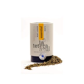 LA TETERA AZUL Mint Infusion Premium Pure Clean Mint Leaves Only Digestive Infusion and Gas Relief Bulk Bottle of 50 Grams Holds 33 Infusions