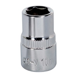 Sealey Sp3810 Walldrive Socket 10Mm 3/8Sq Drive Fully Polished