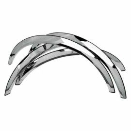 1clickautoacc Fits 2006-2010 Dodge Charger 4pcs Polished Chrome Fender Trims