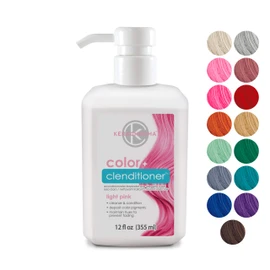 Kerachroma Clenditioner LIGHT PINK Hair Dye - Semi Permanent Hair Color Depositing Conditioner, Cruelty-free, 12 Fl. Oz.