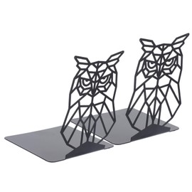 Operitacx 1 Pair Study Book Ends Book Shelf Divider Adjustable Bookshelf Book Shelf Decor Pen Bookends Book Stand Stands Clear Bookend Store Book Holder Shelf Stand Display Black Iron