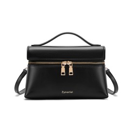 Zynoriel Women's Top Handle Bag Small Crossbody Bags Trendy Handbag Purses For women Shoulder Bag With Adjustable Strap,Black