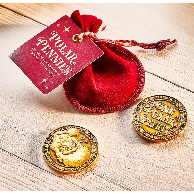 North Pole Polar Pennies Christmas Good Behaviour Coins, Santa Coins,