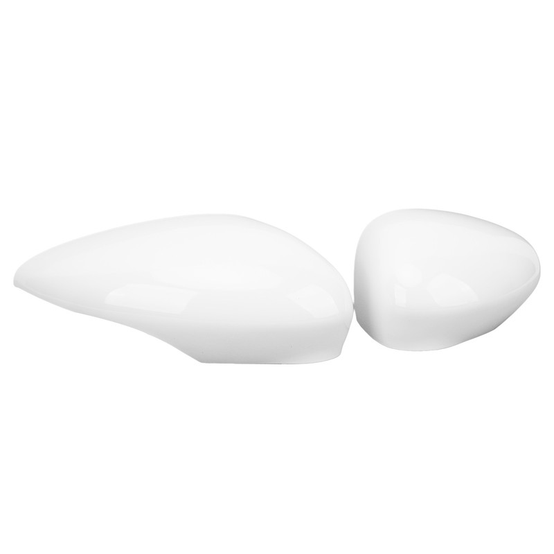 1pair Rearview Mirror Cap 1594546 White Wing Mirror Cover Cap