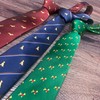 Spring Notion Boy's Microfiber Woven Labrador Christmas Ties Medium Royal