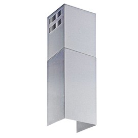 Winflo Stainless Steel Chimney Extension (up to 11ft. Ceiling) for Winflo Convertible Wall Mount Range Hood (upper and lower piece set)