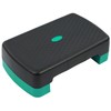 Fitvids 18" Workout Aerobic Stepper Step Platform with 2 Risers,